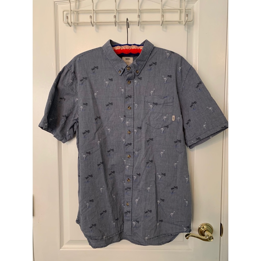 Vans classic fit button down shirt